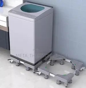 Fridge and Washing Machine Stand(4wheels + 8feet)46-66cm