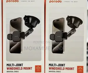 Porodo Multi-Joint Windshield Mount