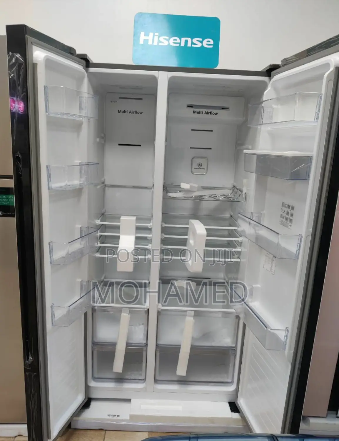 Hisense Side by Side Fridge/Friji 508L