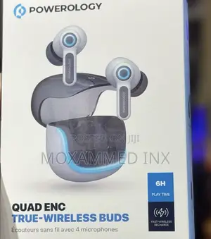 Powerology Quad Enc True-Wireless Buds