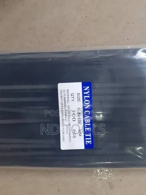 Black Nylon Cable Tie 4.8x400mm 100PCS