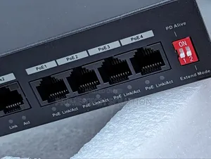Poe Switch 6 Port 60w — Kwa Ip Cameras | Extend 250m | Tz