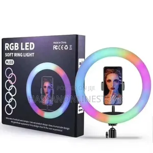 RGB Ring Light With Stand 22 Inch