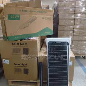 CCTV Camera Yenye Taa Solar Kubwa 1200W