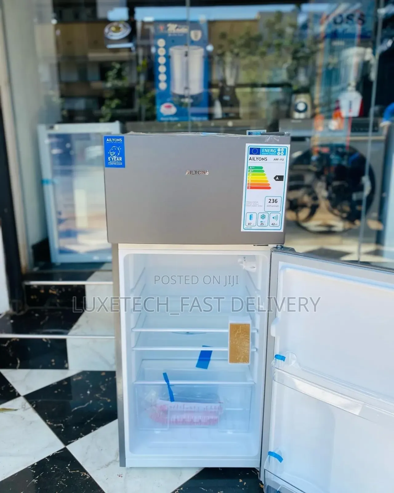 Ailyons Fridge 112l Double Door Fast Cool
