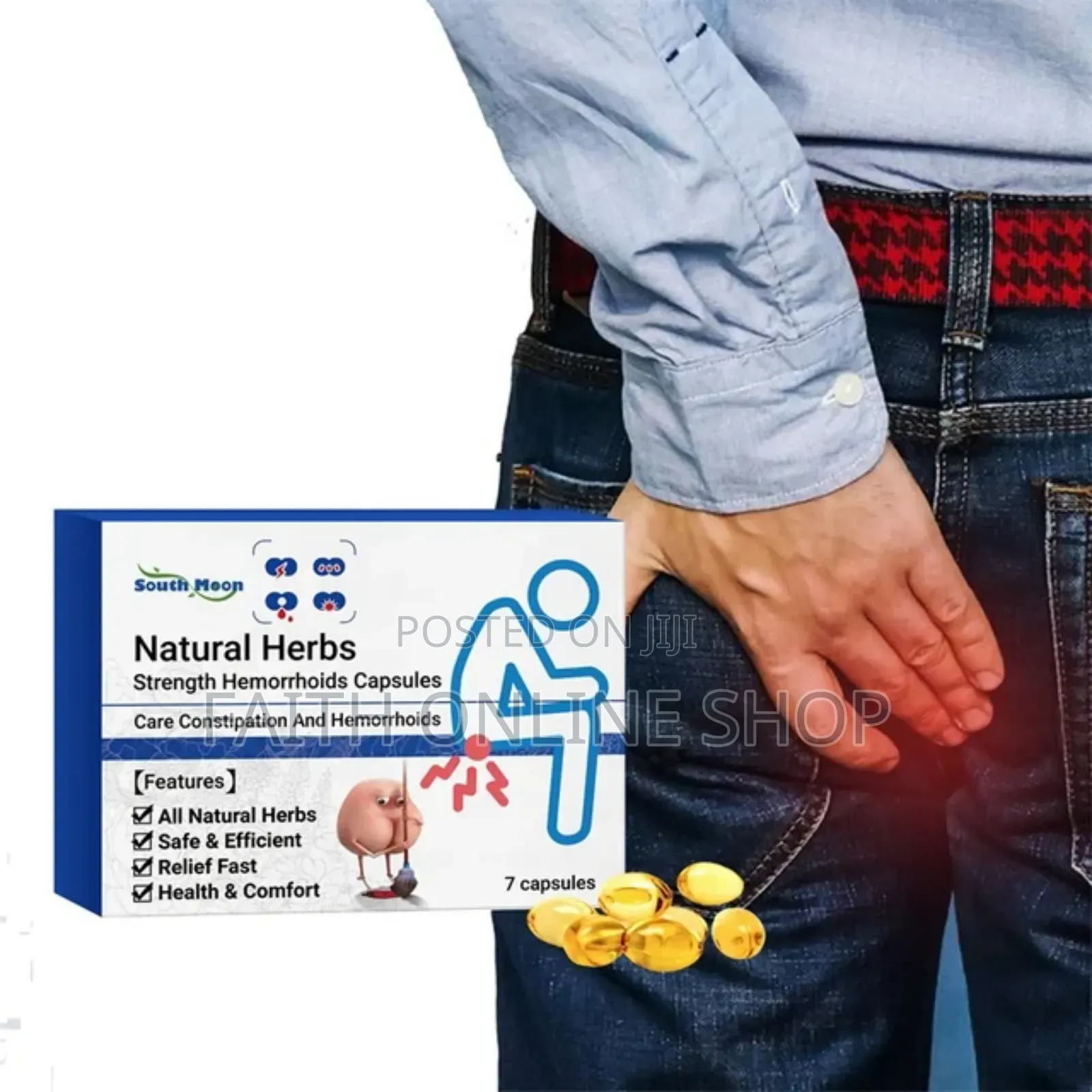 Natural Herbs Strength Hemorrhoids Capsules