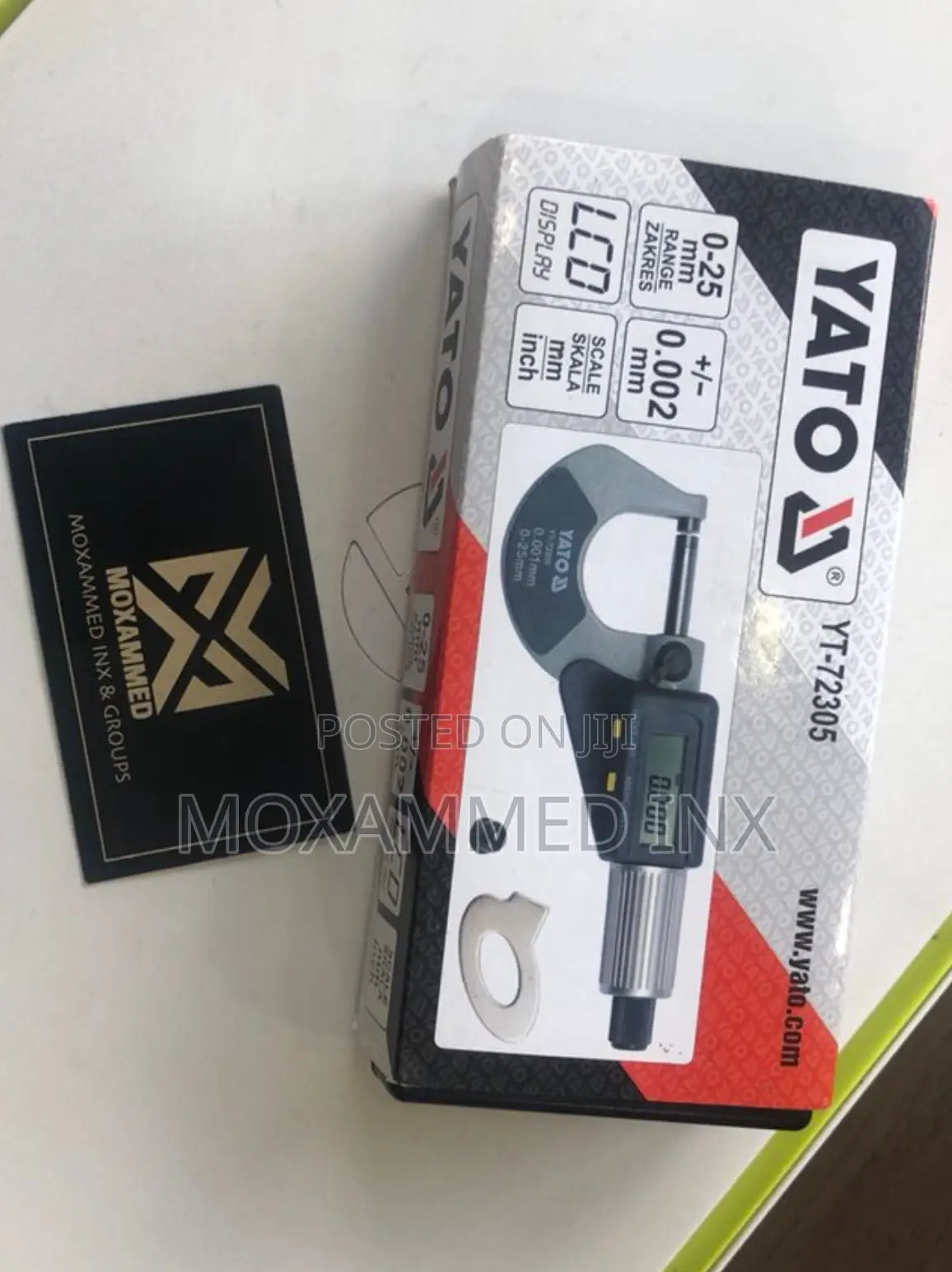 YATO YT-72305 Digital Outside Micrometer 0-25mm Range