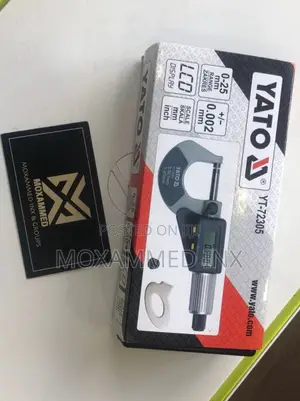 YATO YT-72305 Digital Outside Micrometer 0-25mm Range