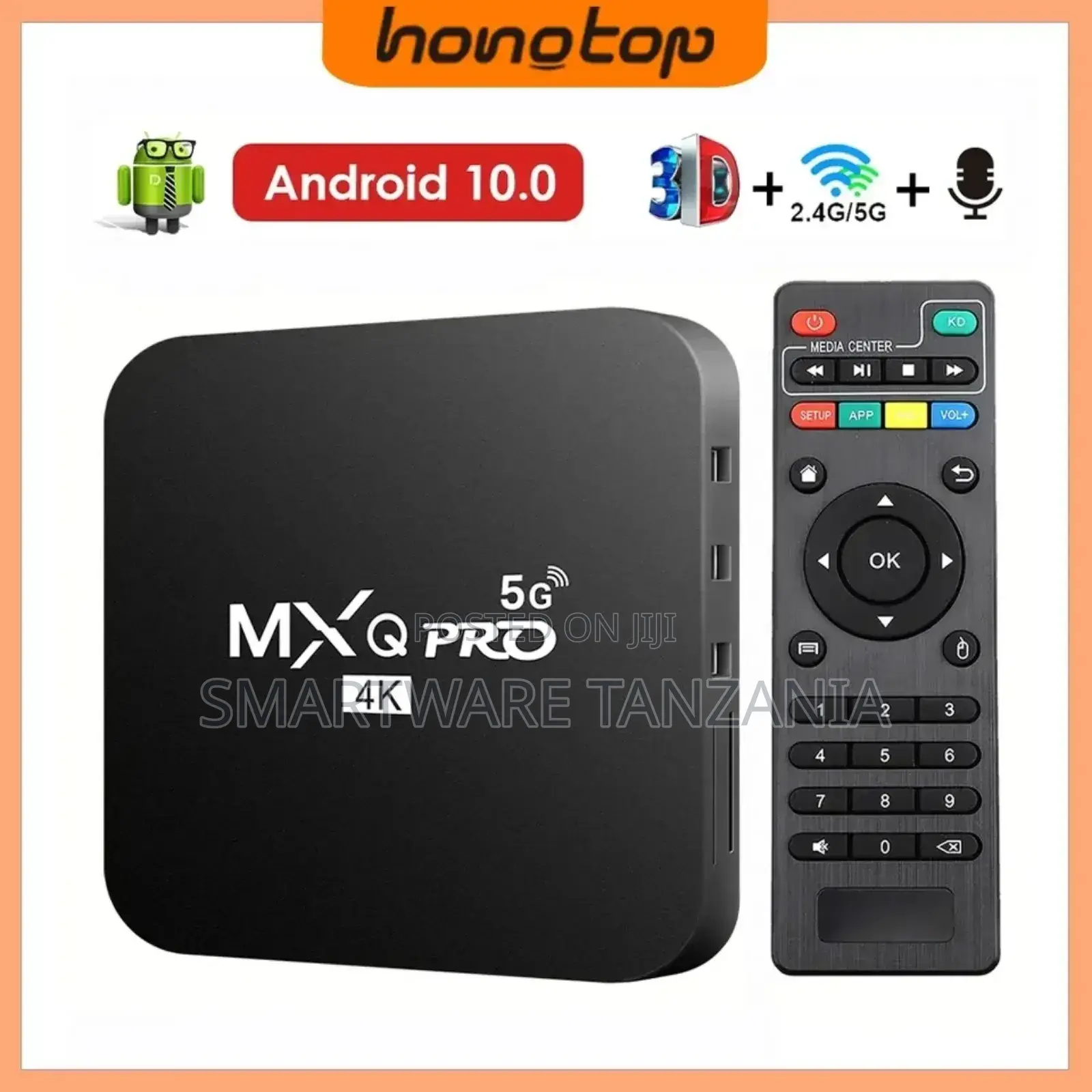 MXQ Pro Ultra HD 64bit WIFI Android 10.0 Smart TV Box