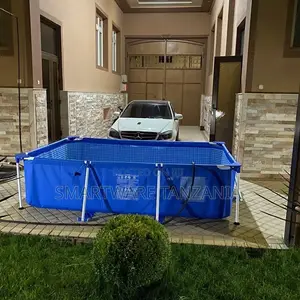 Above Ground Outdoor Rectangular Frame Family Swimming Pool