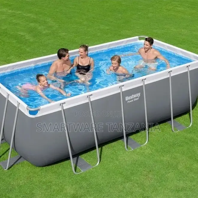 Bestway Power Steel Rectangular Above Ground Swimming Pool