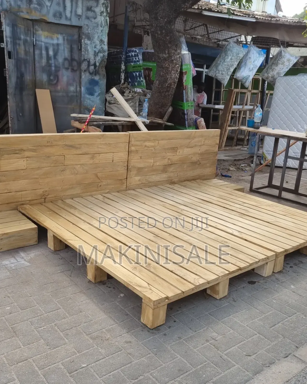 Kitanda Cha Pallet Bed Simple