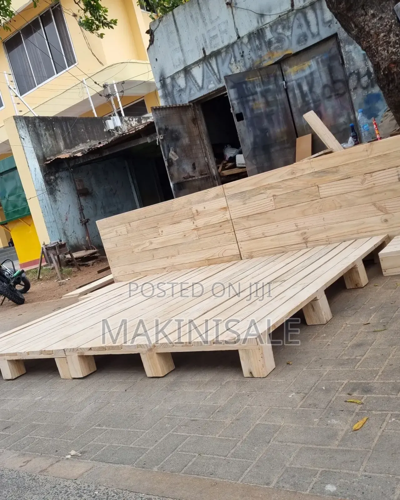 Kitanda Cha Pallet Bed Simple