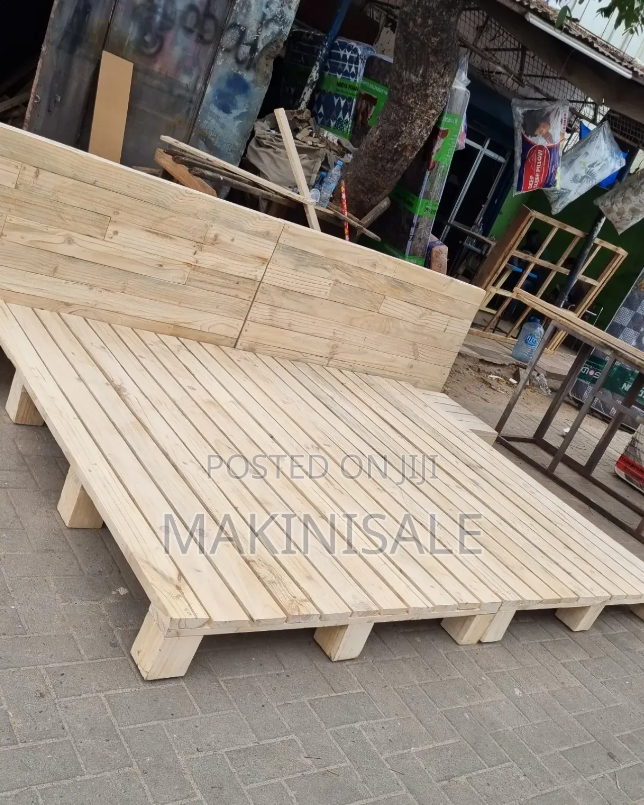 Kitanda Cha Pallet Bed Simple