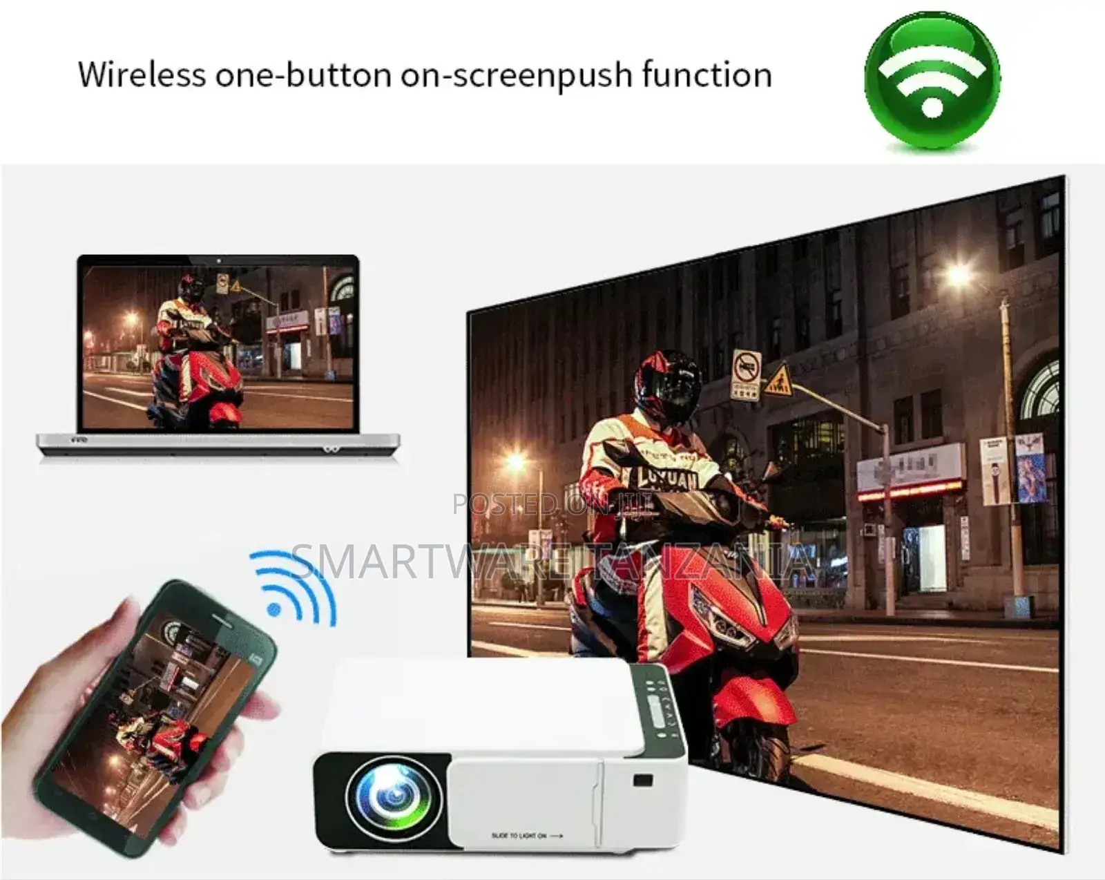 Portable 720P Projector For Home | 1080P Full HD Support