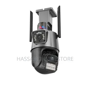 Dual Screen Dome PTZ Wifi Camera Dual Lens IR Color