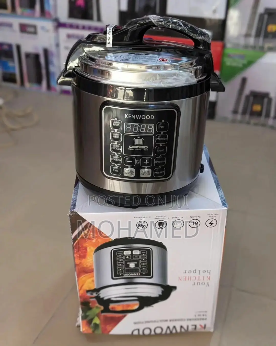 Kenwood Pressure Cooker 6 Liters