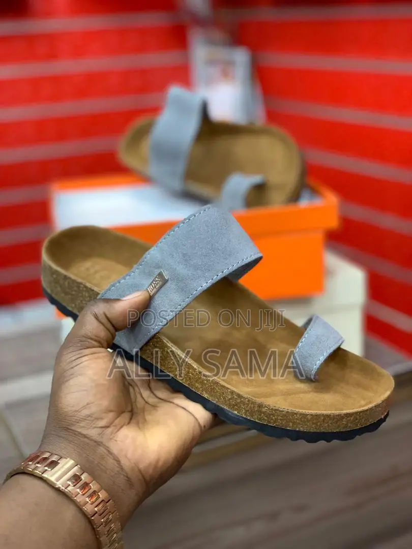 Open Shoes Boss Material Leather
