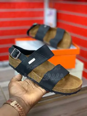 Open Shoes Boss Material Leather