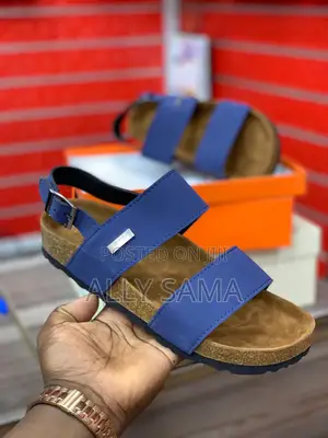Open Shoes Boss Material Leather