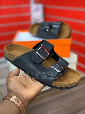 Open Shoes Boss Material Leather