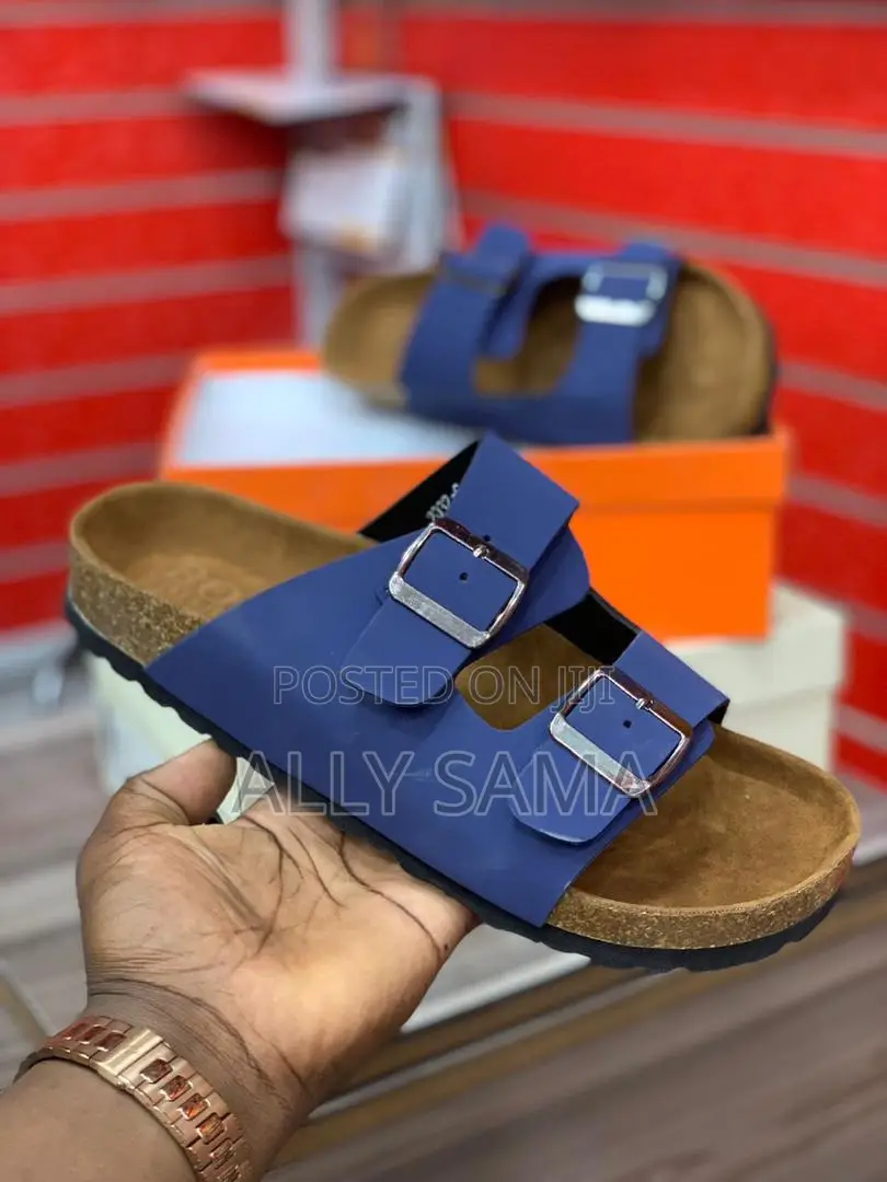Open Shoes Boss Material Leather