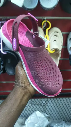 New Color Crocs Unisex Maroon Pink Original