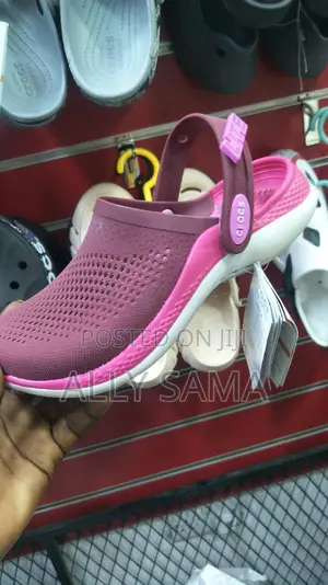 New Color Crocs Unisex Maroon Pink Original