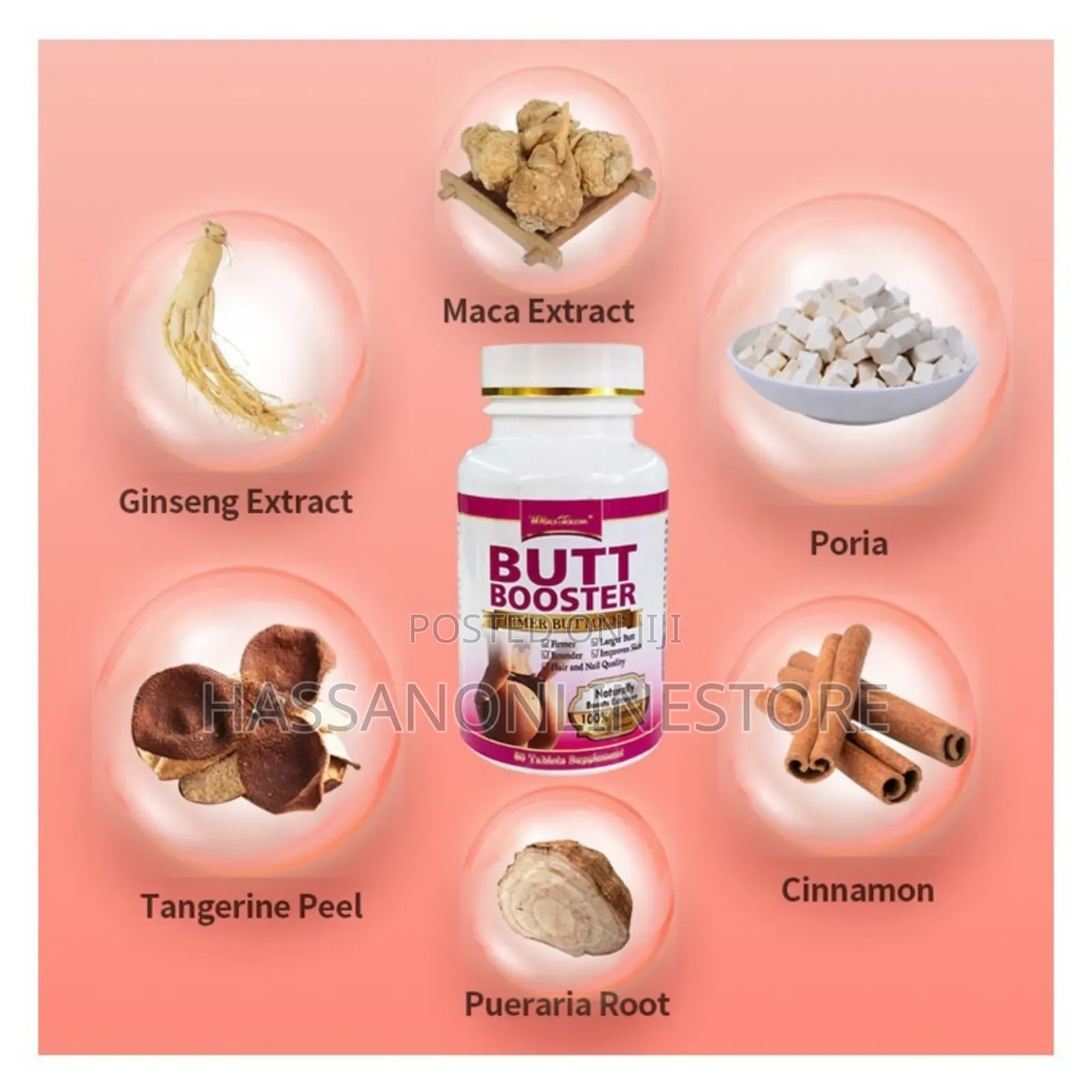 Butt Booster Fimer Buttocks 60 Tabs