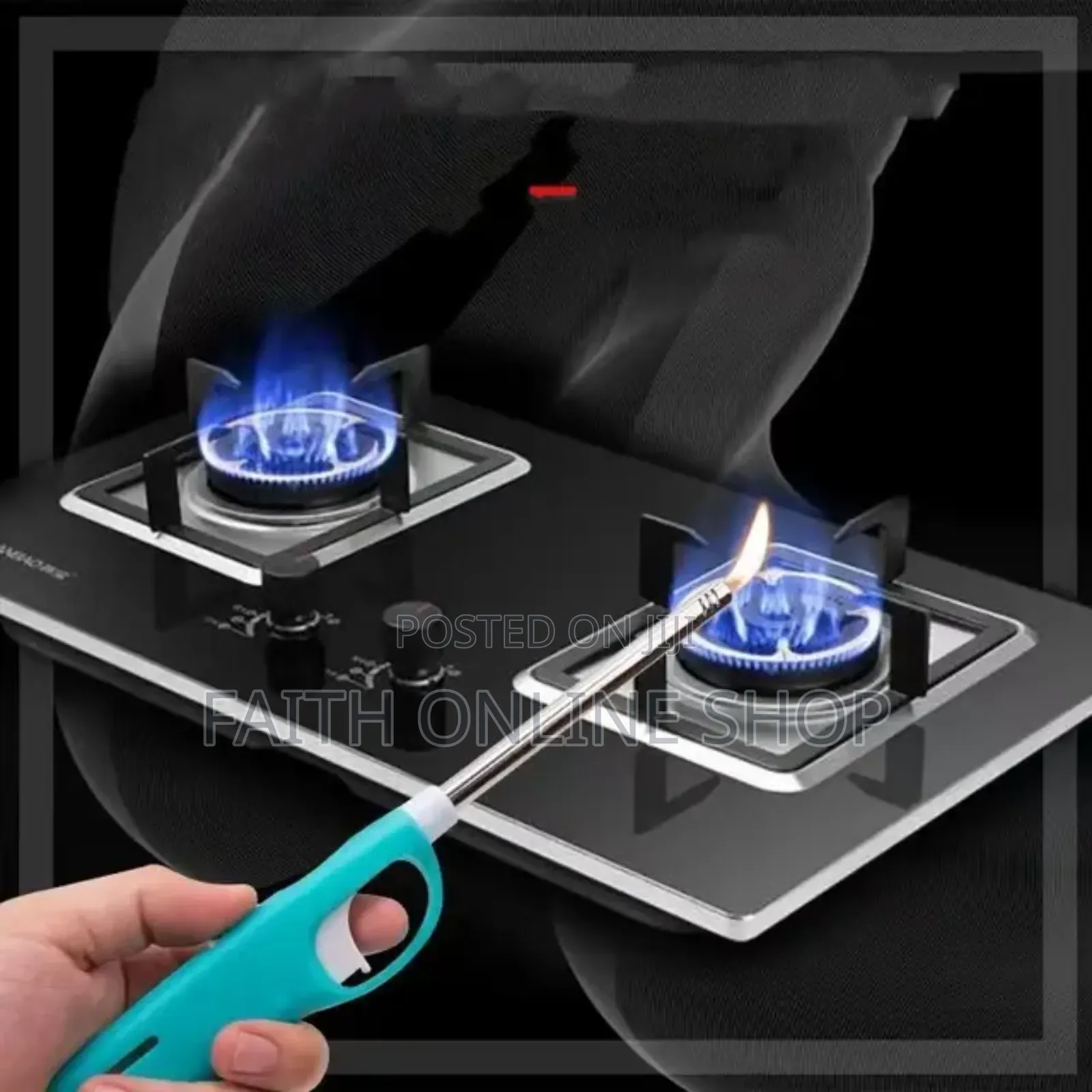Kitchen Candle Lighter Metal Abs Butane Gas Stove Fireplace