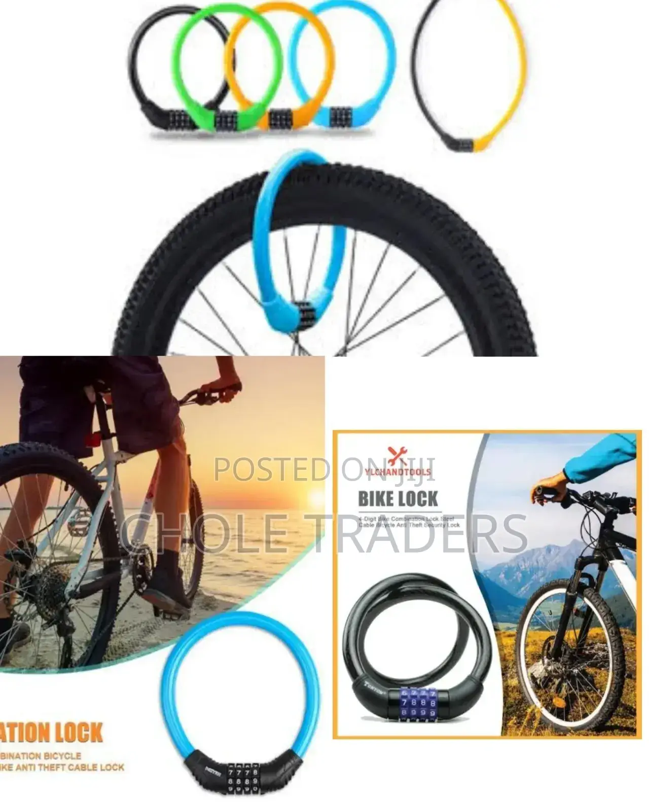 Bicycle Security Combinations Lock
