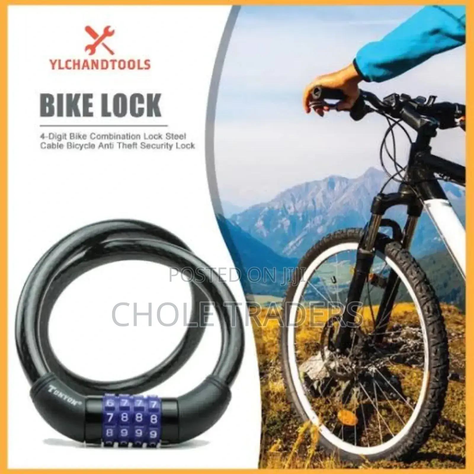 Bicycle Security Combinations Lock