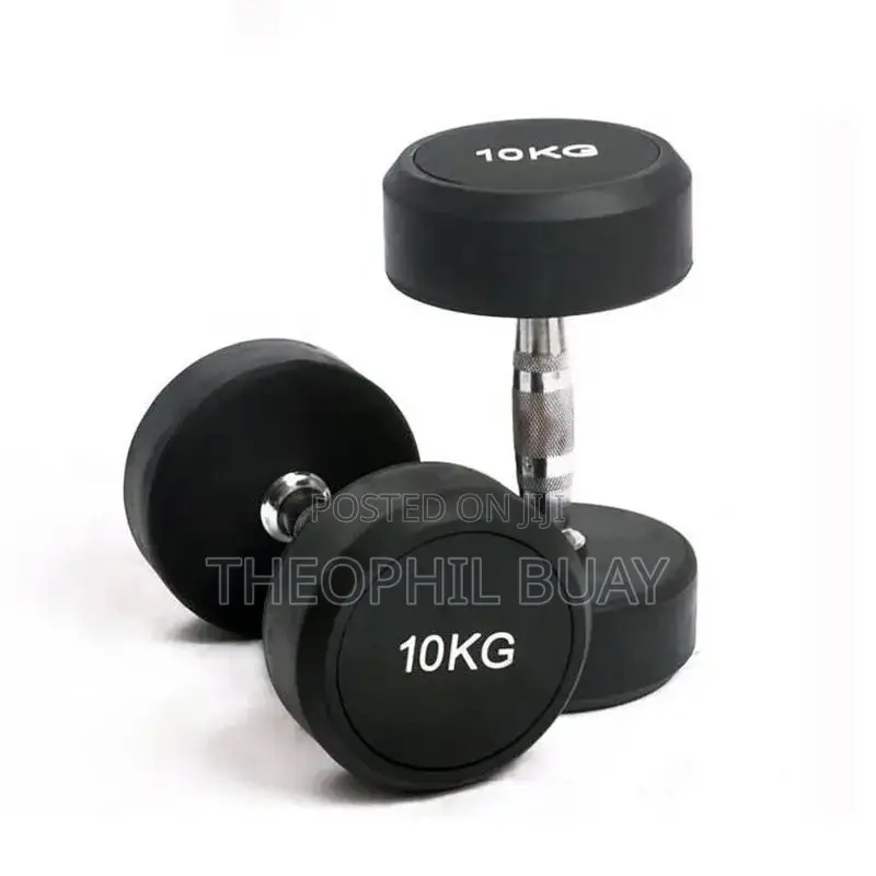 Rubber Dumbells 10kgs Pair