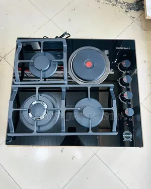 Homebase Table Top Gas Cooker 3 Gas and 1 Electric Plate