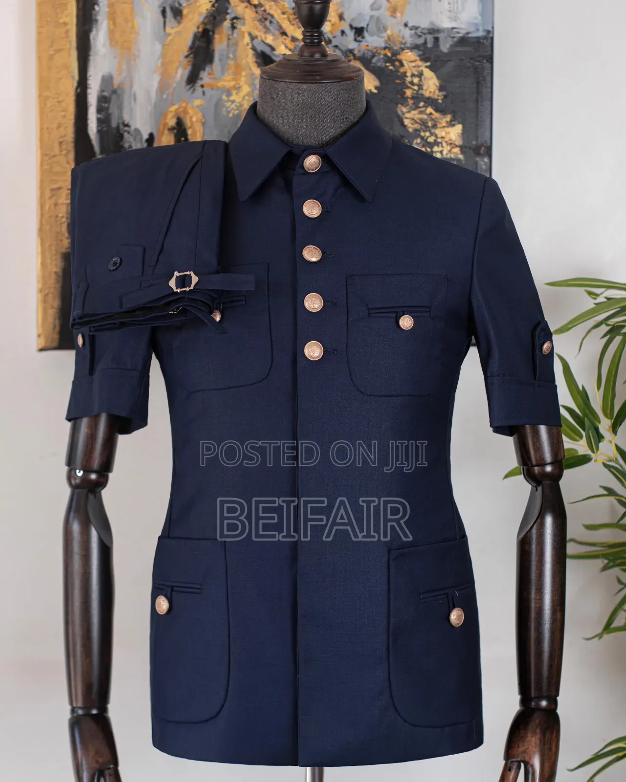 Kaunda Suti Za Kiume | Men's Safari Suits | Short Sleeves