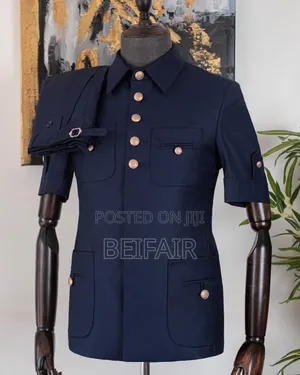Kaunda Suti Za Kiume | Men's Safari Suits | Short Sleeves