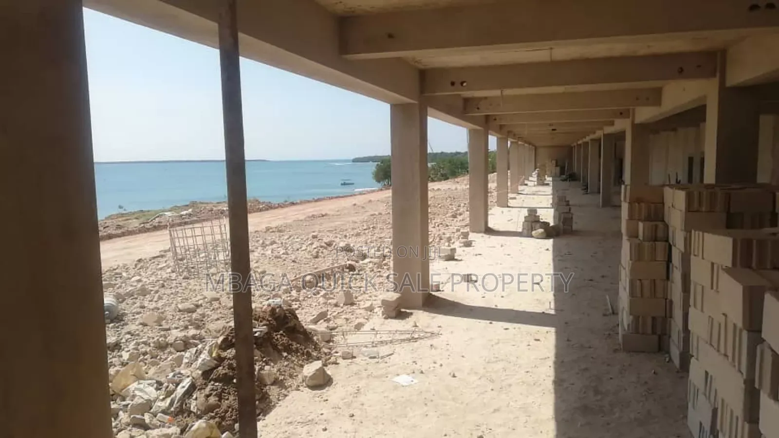 Beach Front Reustaurent Available for Rent at Masaki