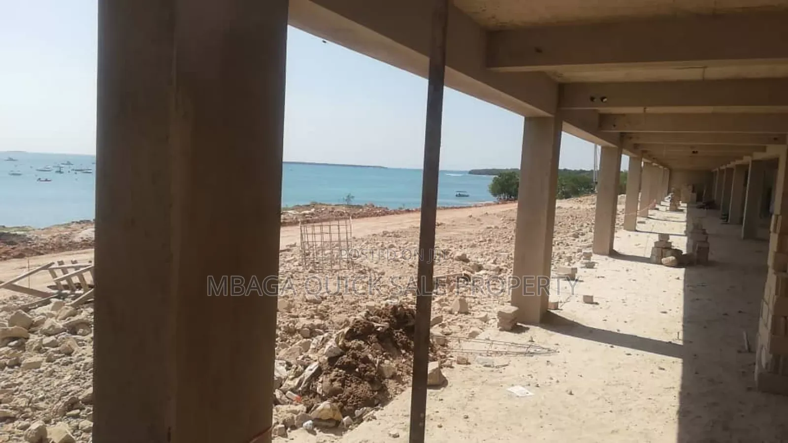 Beach Front Reustaurent Available for Rent at Masaki