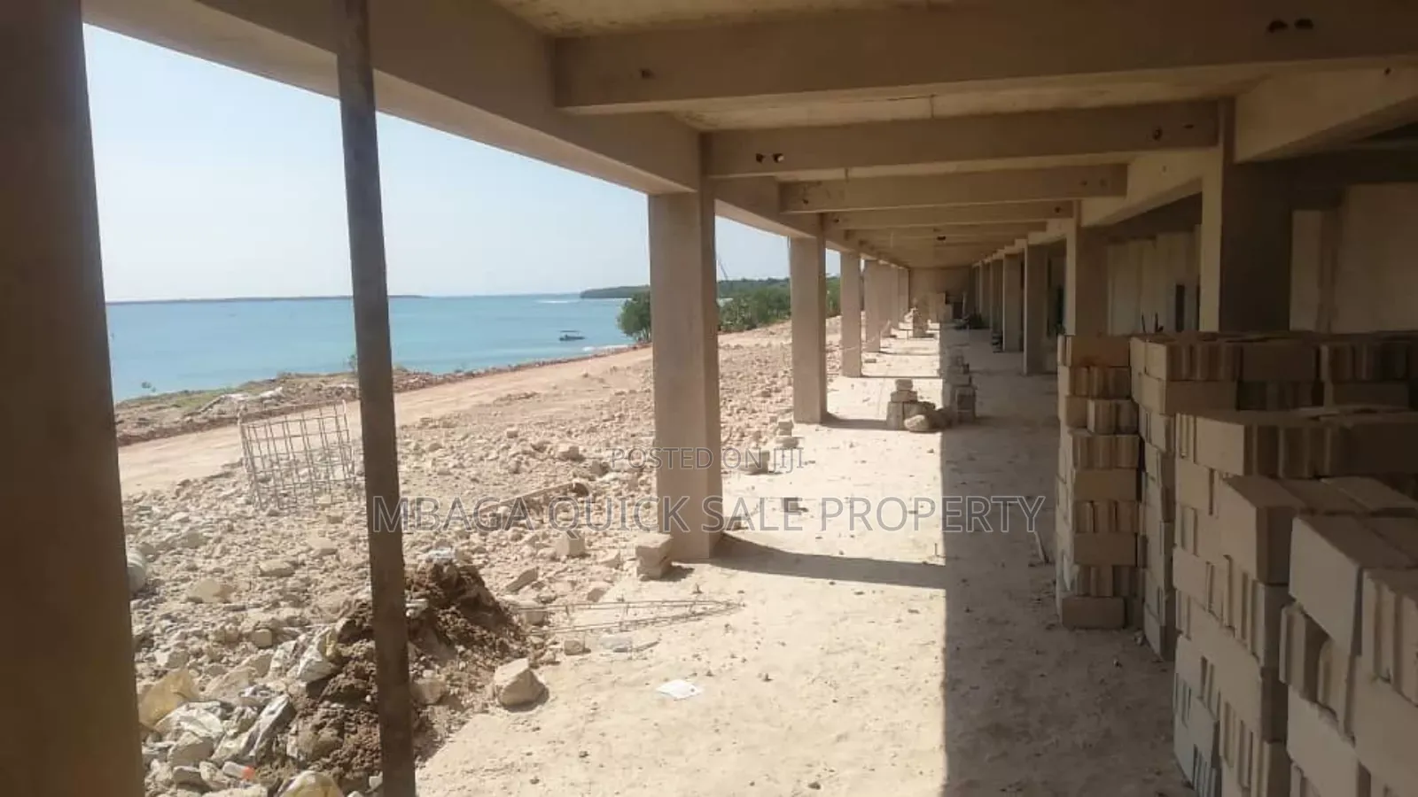 Beach Front Reustaurent Available for Rent at Masaki