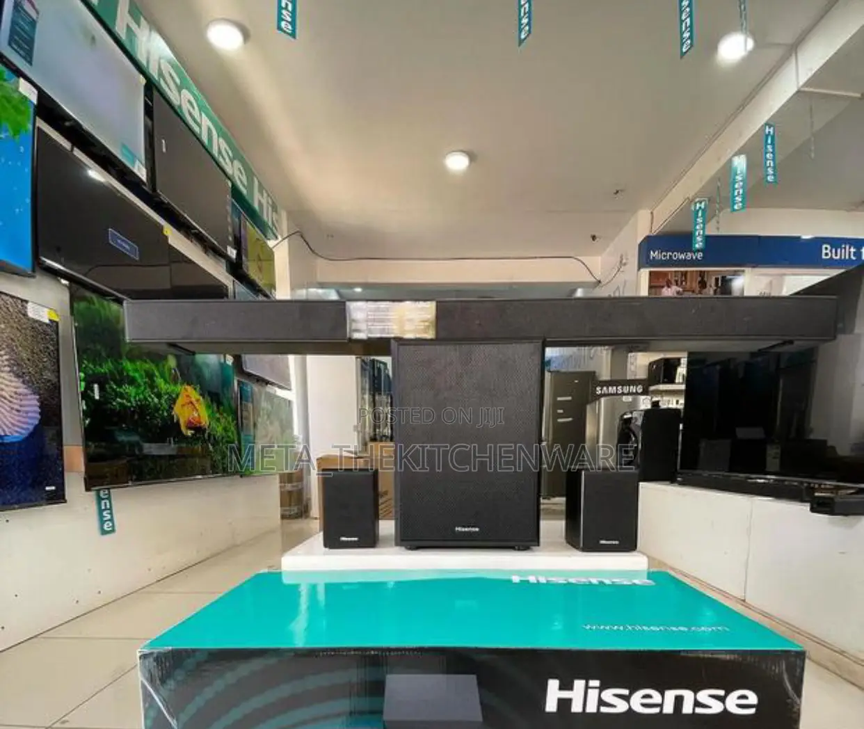 Hisense Wireless Dolby Atmos Soundbar 7.1.2ch (U5120gw+)570w