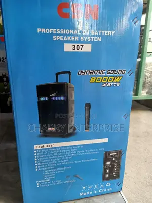 CSN PROFESSIONAL Rechargeable Battery Speaker System 8000W