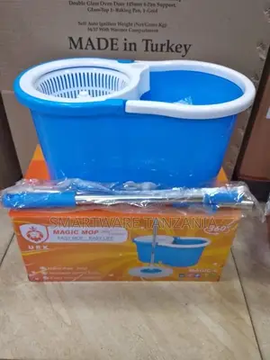 Mop With Auto Fold Handle for Cleaning and Household Purpose