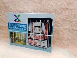 Premium Quality Wooden 3 Column Wardrobe