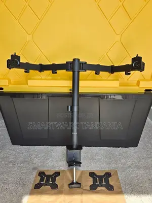 Dual Monitor 17"-27" Adjustable in Height Monitor Arm Stand