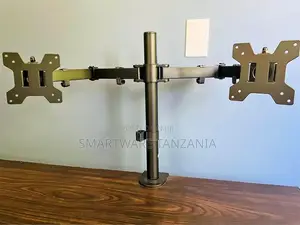 Monitor Desk Mount With Full Motion Swivel Arms Desk Mount