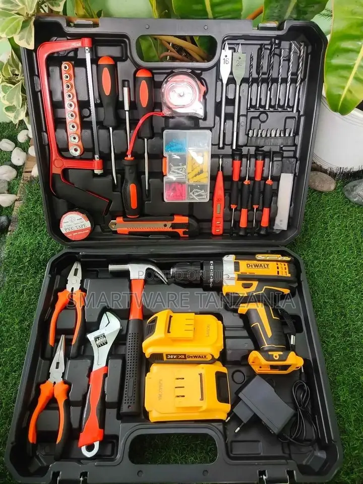 Power Drill Set With Battery And Charger, Electric Drill