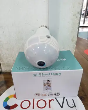 Panoramic Light Bulb Wifi Wireless Remote Viewing Spy Camera