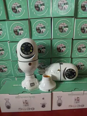 Bulb Motion Detector Night Vision Live View Security Camera