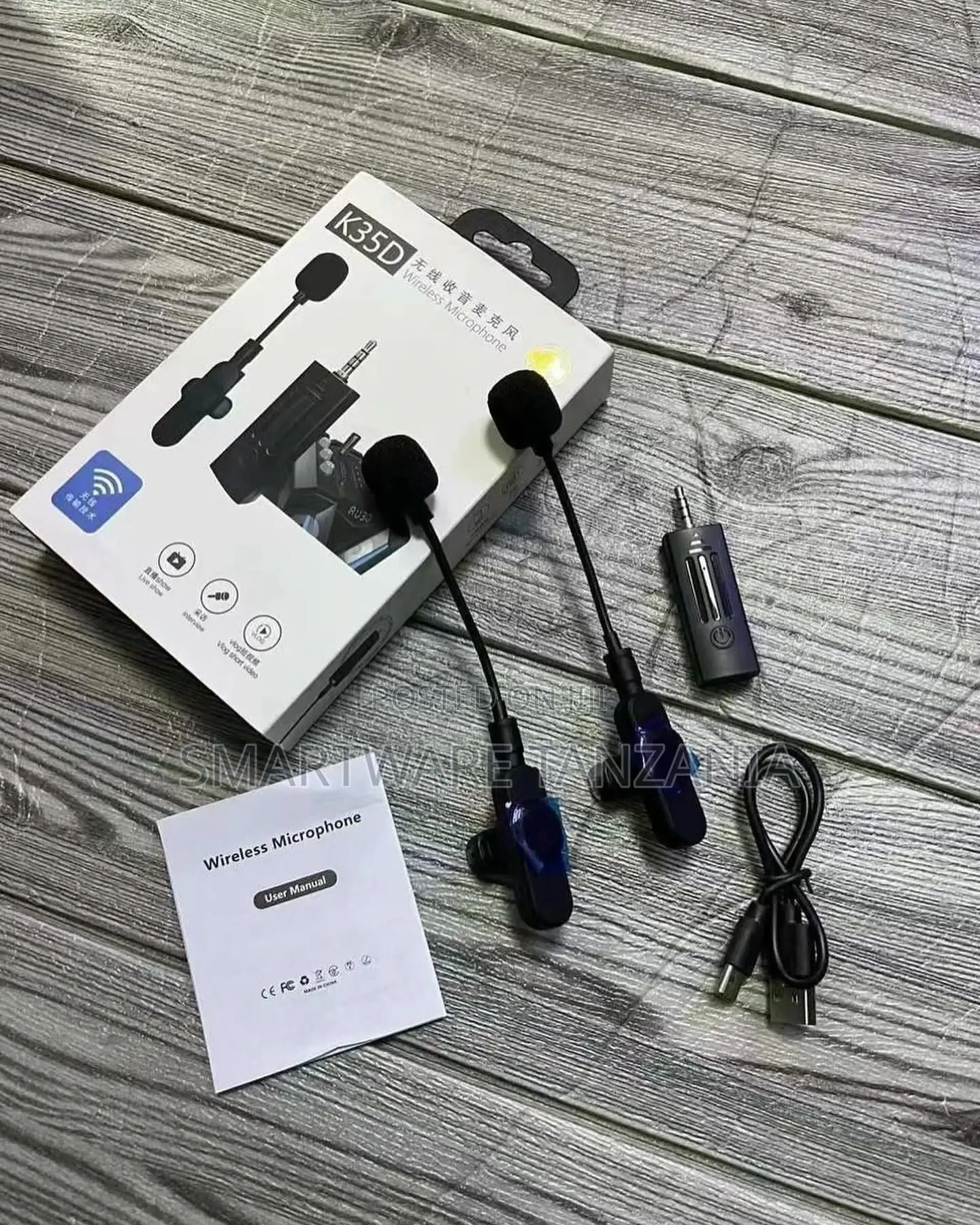 Dual Wireless Mic For Content Creators Wireless Microphone