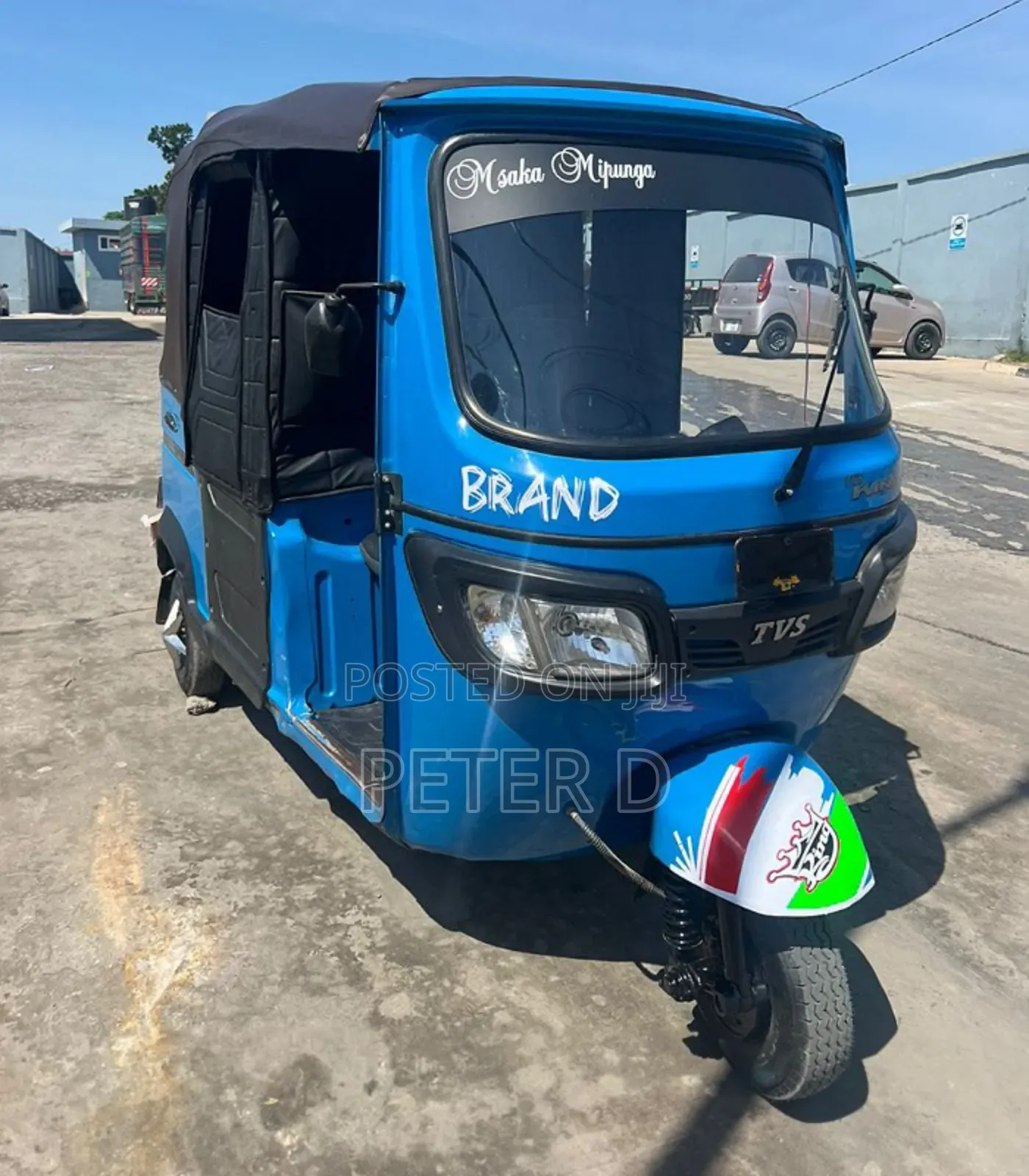 TVS King Cargo 2023 Blue
